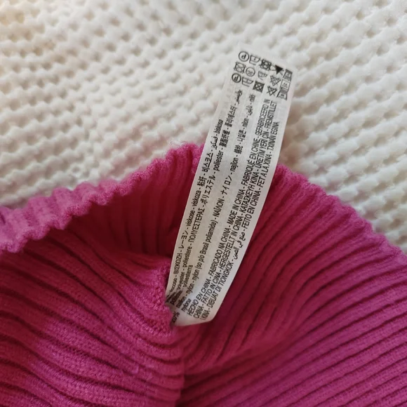 Zara Fuchsia Ribbed Turtleneck Sweater - Picture 3 of 3